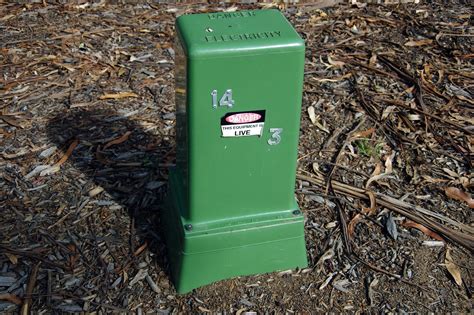 neighborhood electric box|electrical transformer boxes in yard.